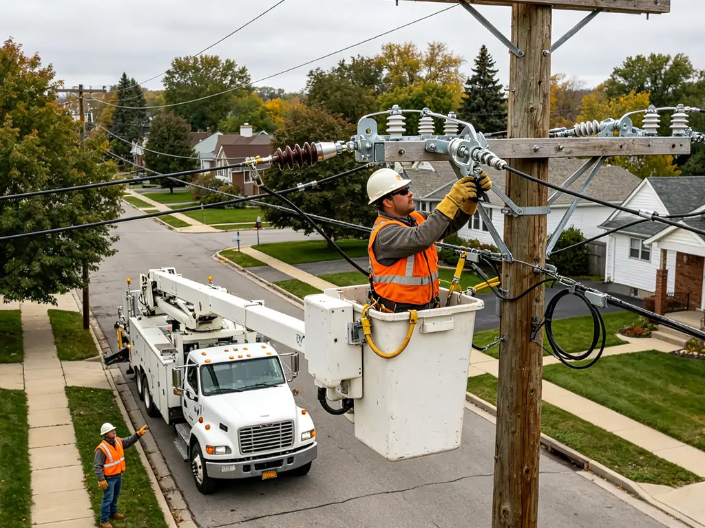 Pole Line Hardware Overhead Distribution Line Renovation Project